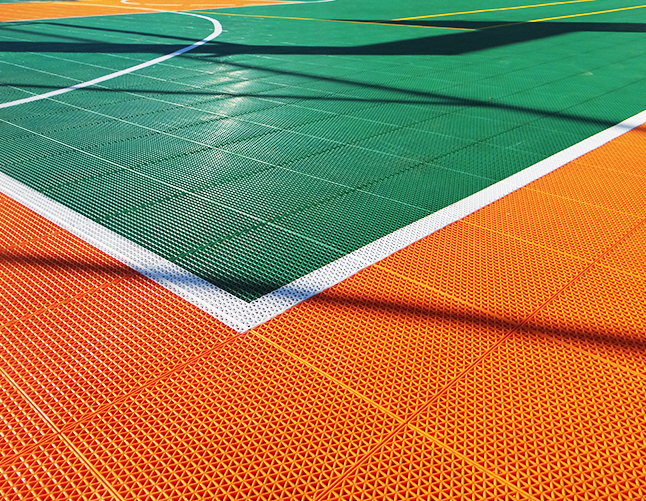 piso modular esportivo area externa