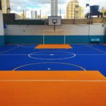 piso modular esportivo area interna